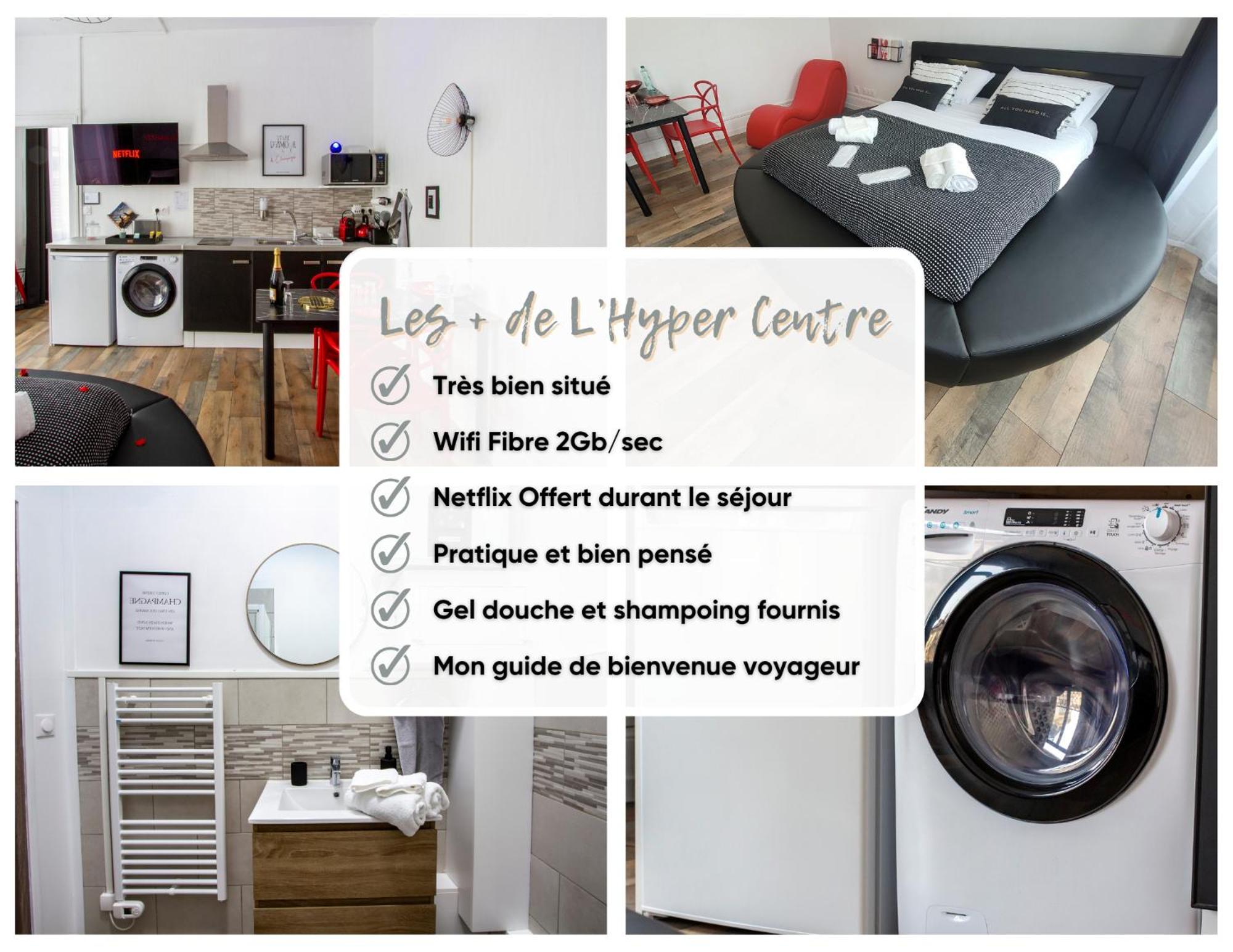 L'Hyper Centre - Netflix & Wifi - Literie Haut De Gamme - Check-In 24H24 - Goodmarning Chalons en Champagne Ngoại thất bức ảnh